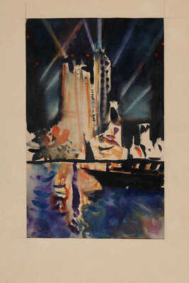 Бабицын Виктор Алексеевич. Москва. Вечер